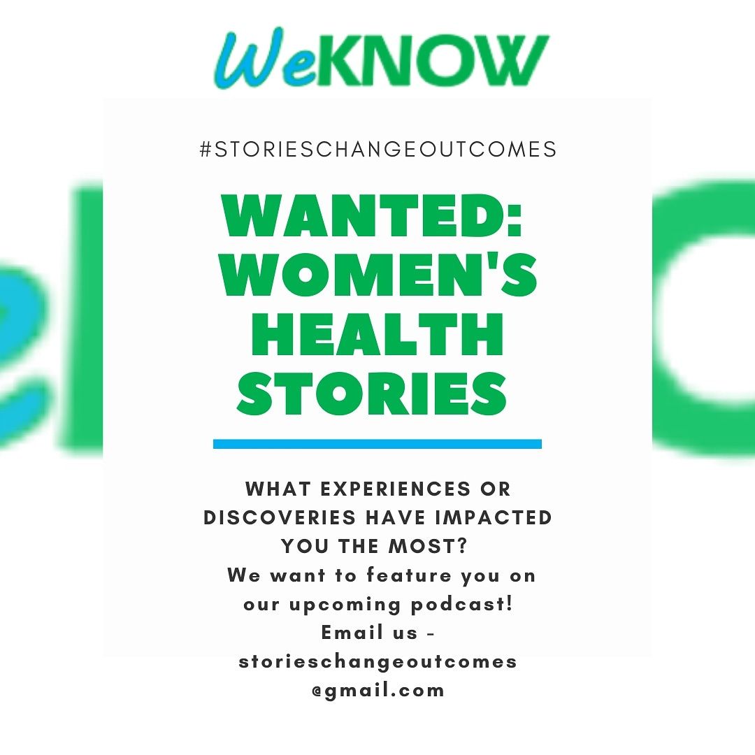 The podcast is coming?  Do YOU have a story to share about a health-related experience, challenge, or resource?  Contact us!  #storieschangeoutcomes @gmail
#WeKNOWus
#coochieconversations
#hearhersshareyours