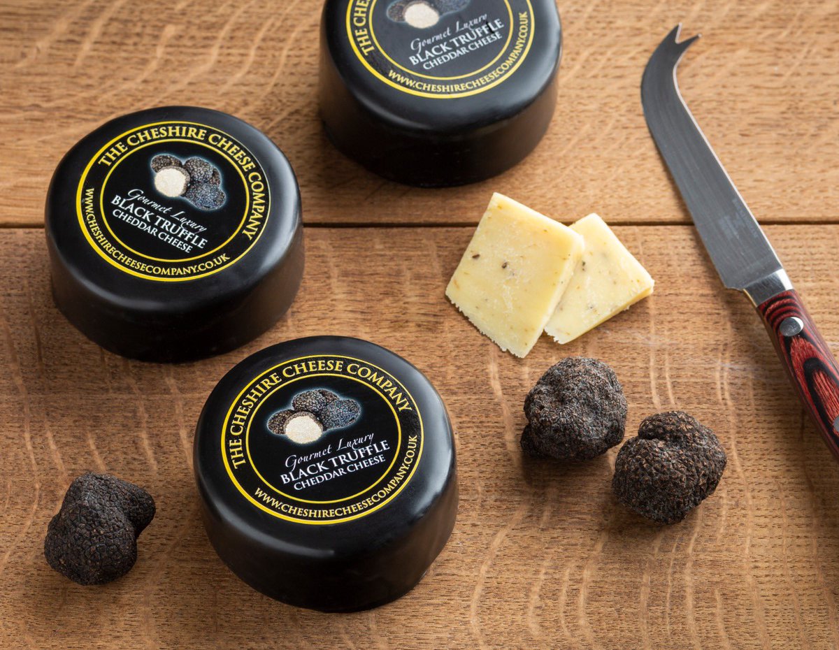 1CheshireCheese's tweet photo. Our NEW Black Truffle cheese has been out a week! Who has already had chance to try it?ππ€ #TruffleCheese #Truffle #trufflicious https://t.co/NHHERvlU8s https://t.co/DeHmV53DwA