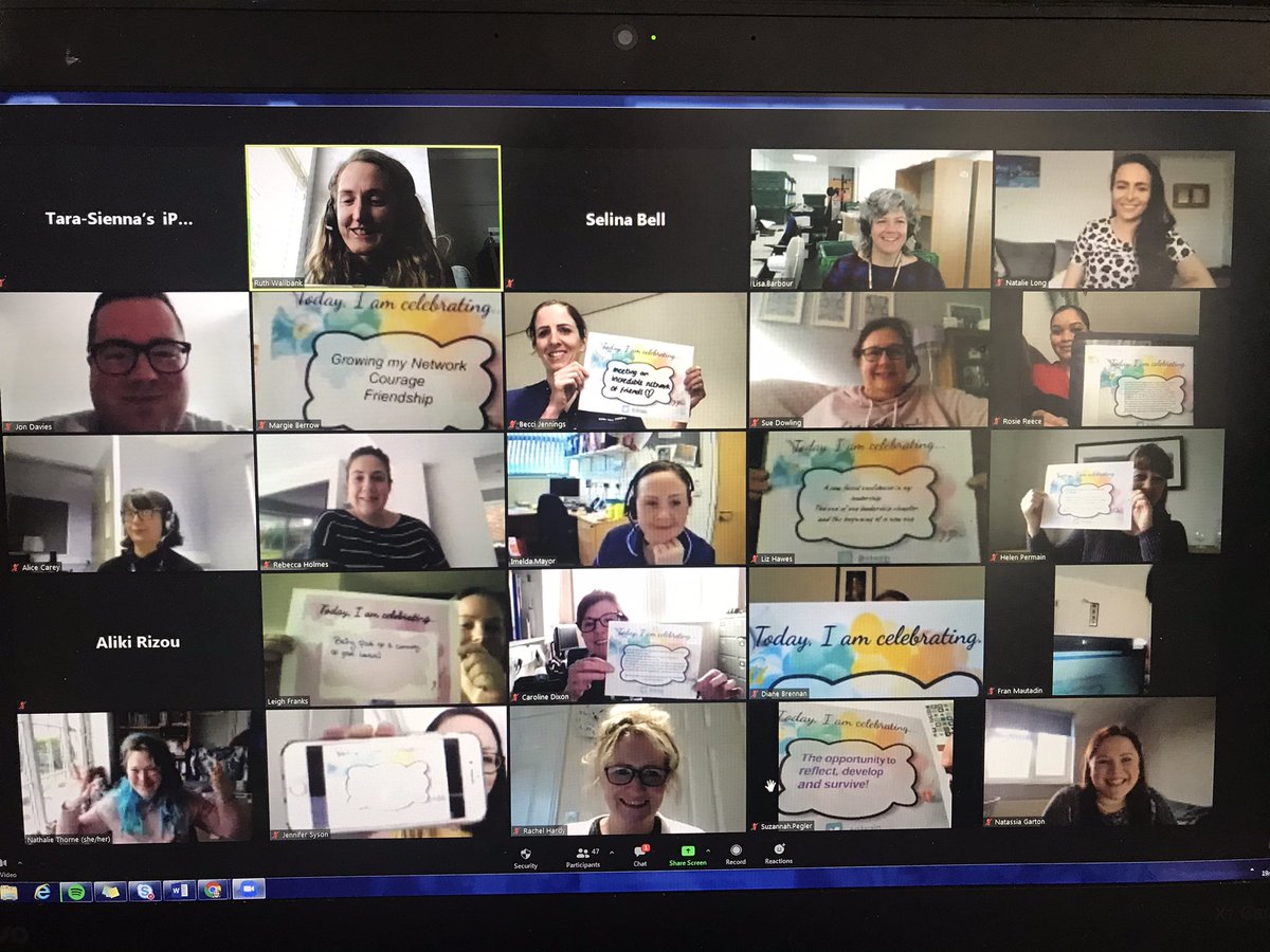 Ruth Wallbank (@wallbankruth) on Twitter photo Such a uplifting session celebrating #nihralp finishing their programme last week. Big thank you from me! Look forward to celebrating more with <a href="/BonnieTrinder/">Bonnie Trinder</a> <a href="/danielleha4/">daniellehake</a> @byiravey <a href="/rachwan80/">Rachel Wane</a> and others tomorrow. Such a uplifting session celebrating #nihralp finishing their programme last week. Big thank you from me! Look forward to celebrating more with <a href="/BonnieTrinder/">Bonnie Trinder</a> <a href="/danielleha4/">daniellehake</a> @byiravey <a href="/rachwan80/">Rachel Wane</a> and others tomorrow.