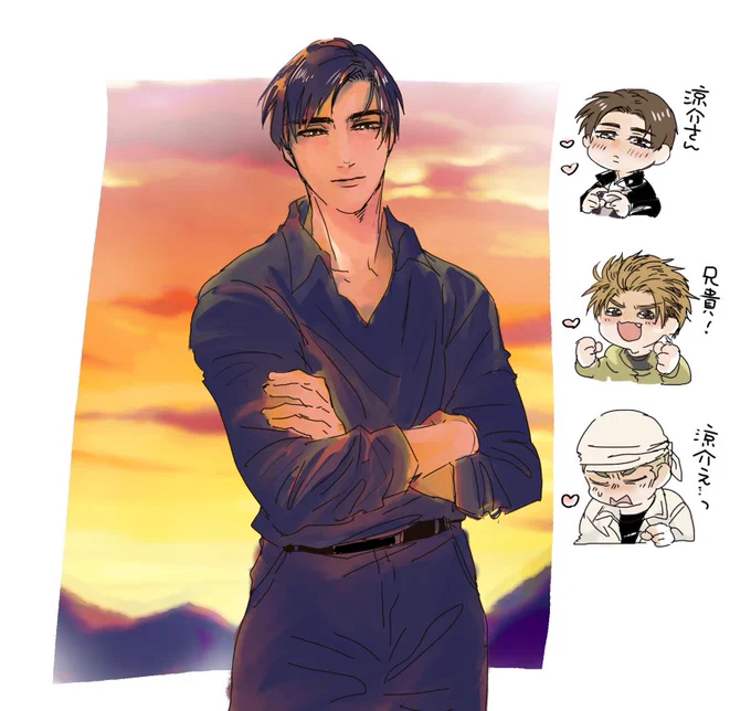 イニDを見てますという絵。走り屋とか全員抱いたぜ、みたいな男がおるわね・・・ 