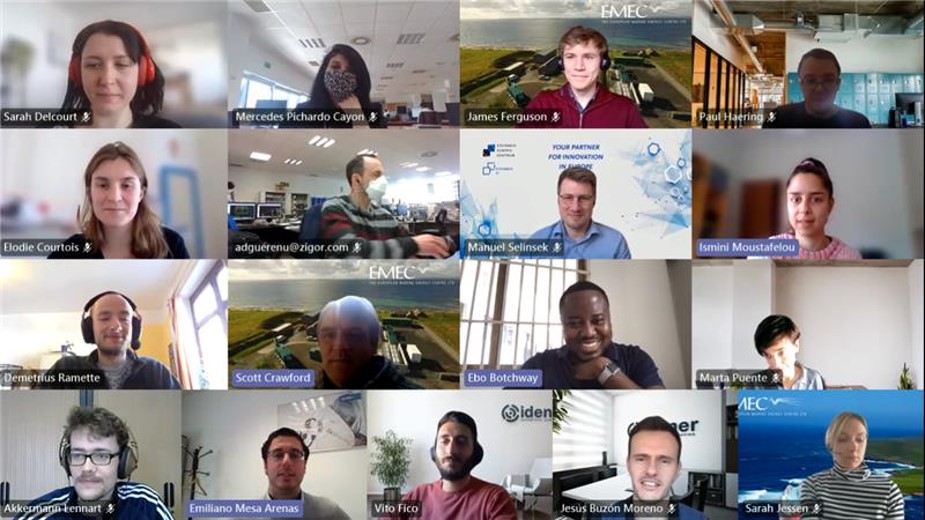 We finally took a picture of us during today's virtual general assembly for the 6 months of <a href="/IslanderH2020/">ISLANDER Project</a> 💻🥂

We're working hard on the #decarbonisation of #EnergySystems and hope to be able to meet in real life soon!