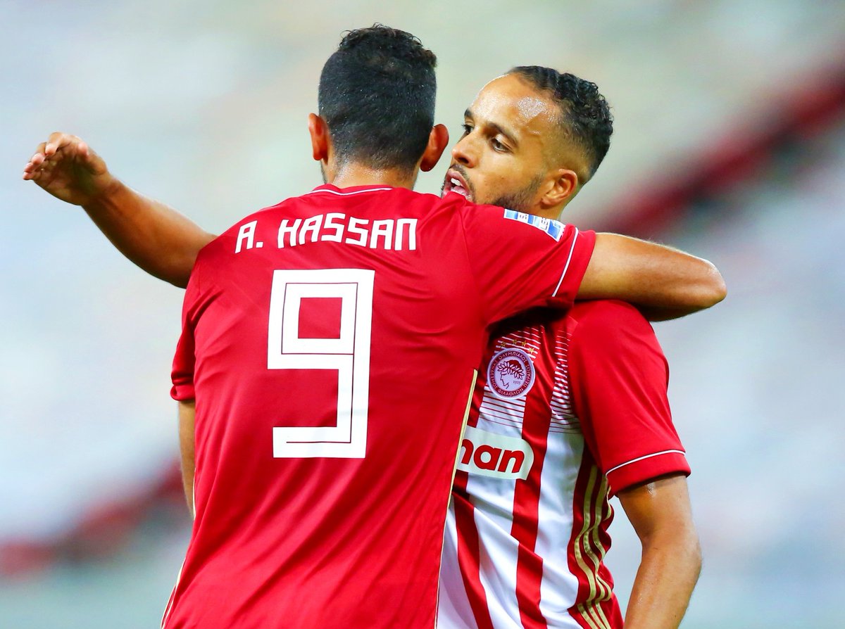 3️⃣5️⃣ goal in 1️⃣ picture! ⚽️💥 <a href="/elarabiyoussef/">El arabi Youssef</a>  🇲🇦 <a href="/HassanKouka/">Ahmed Hassan Kouka</a>  🇪🇬

#Olympiacos #Goal #Scorers #ElArabi #Hassan #Morocco #Egypt #GoalMachines #Football