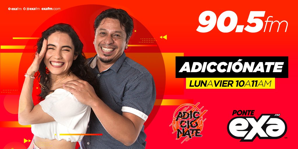 ExaAcambaro's tweet photo. No te despegues del 90.5fm o https://t.co/ZU500IrgDY, y pasa un rato movido con la excelente música y compañía de @armanvym y @HazelGaRo a partir de las 10:00am, en...
#exa #exaFm #exa905 #exaAcambaro #EnTodasParte #Adiccionate #PonteCubreBocas #NoTeLoQuites #QuedateEnCasa https://t.co/d6HH7I72Ct
