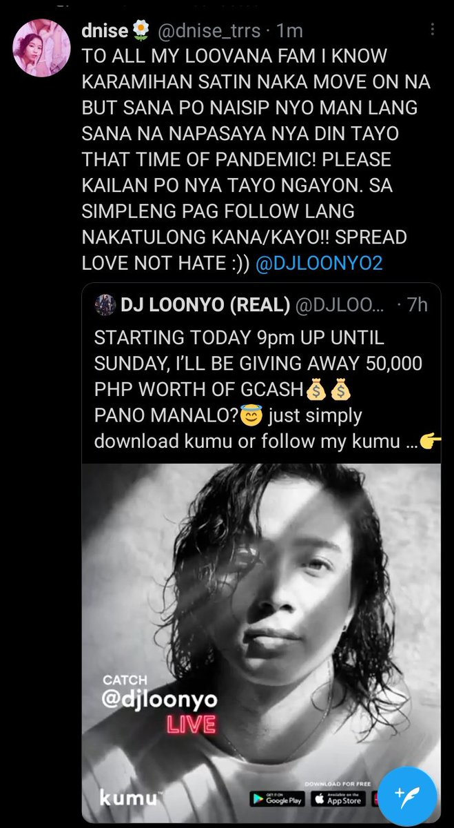 ReeseChandria's tweet photo. SO UTANG NA LOOB PA PALA NG EX LV NA NAPASAYA SILA NI LOONYO NUNG PANDEMIC? EH PANO NAMAN YUNG SUPORTA AT PAGMAMAHAL NG EX LV SA KANYA? DBA SINAYANG LANG NYA KASI UNGRATEFUL SYA. SANA NAISIP MO RIN NA MASAKIT YUNG GINAWA NI LOONYO SA KASAMAHAN MO! https://t.co/MPDOaUGERL