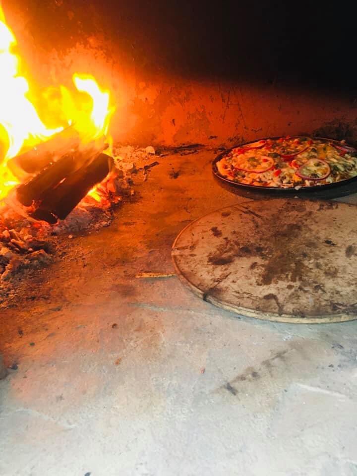 CornerPizza's tweet photo. The wood-fired oven hits the ideal temperature for cooking pizza, imparting a slightly smoky flavour and creating the perfect conditions for creating a crispy, perfectly bubbled crust. https://t.co/YzxyeoVTvG