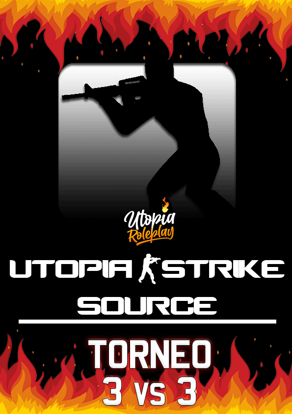 rp_utopia's tweet photo. 🔫Utopia Strike Source🔫
Estais preparados para el nuevo torneo de UTOPIA STRIKE SOURCE

Miercoles 24 de Marzo 22:30 empezará el evento

Quedaremos en el parkin del pier a las 22:30 donde unos autobuses os llevarán al lugar del evento

Premios🥇🥈🥉
Habrá tres equipos ganadores! https://t.co/6MUb2c8D7g