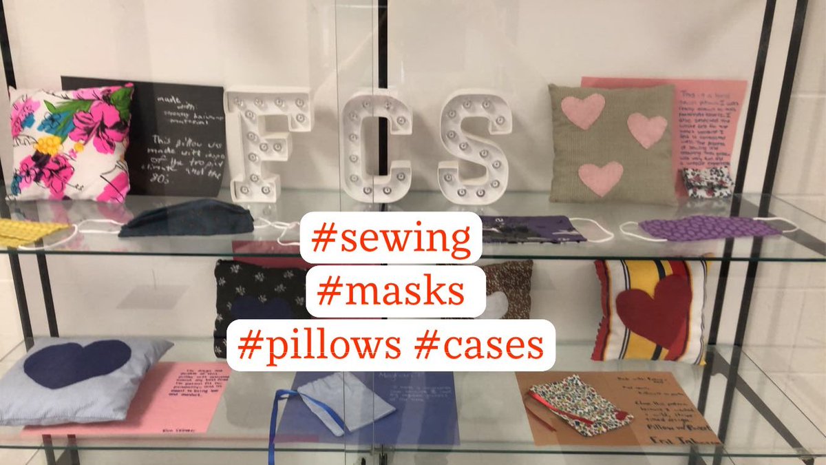 Sewing is alive and  well ⁦<a href="/HB_highschool/">Cavaliers</a>⁩ with ⁦<a href="/CandiceKHancock/">Candice K. Hancock</a>⁩ 🧵