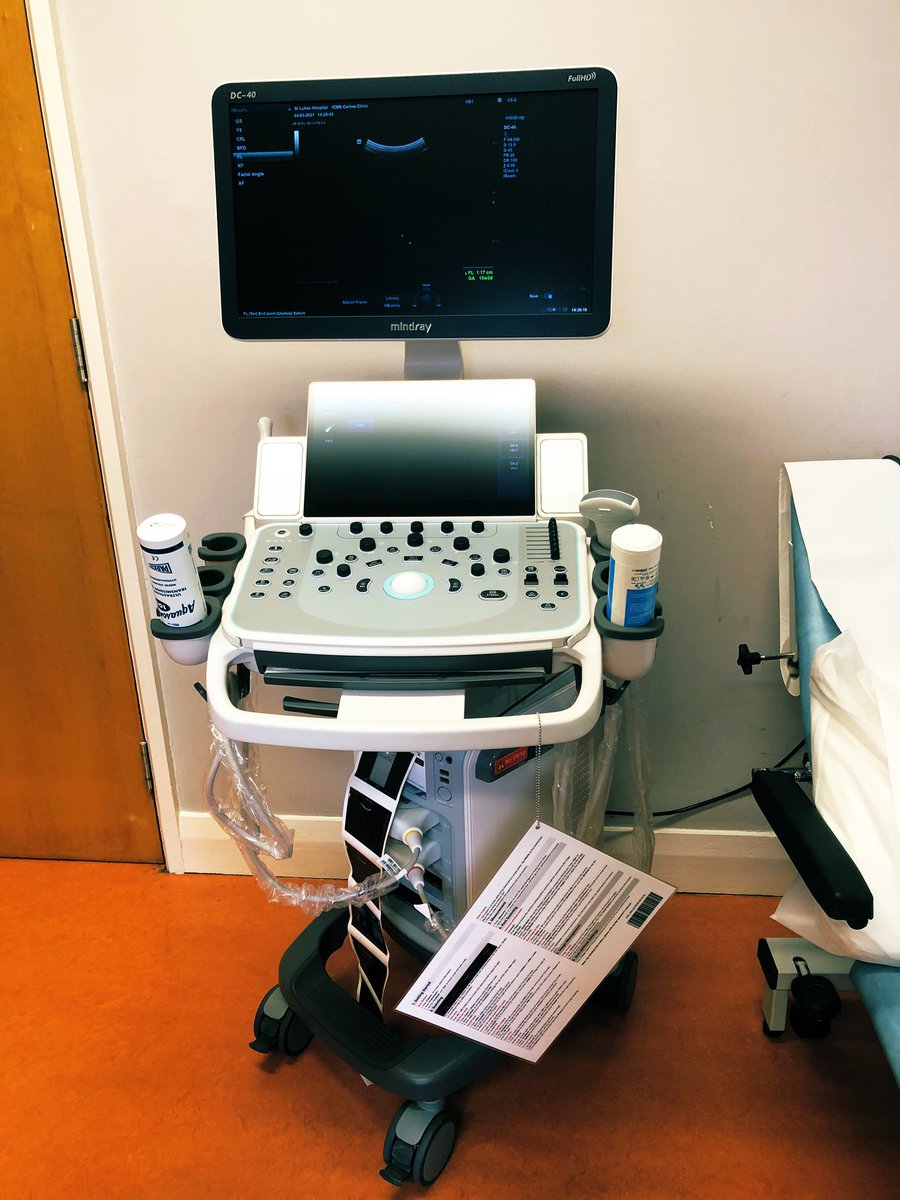 We received a fabulous delivery today of a new Mindray DC-40 for our ICMS outreach clinic in Carlow. This machine is an amazing resource for the service and will help us provide a high standard of care to the women and their babies who attend our clinic <a href="/lukes_ck/">St. Luke's General Hospital Carlow/Kilkenny</a> @paulapower1