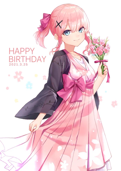 ??桃誕生日おめでとー‼︎??
バースデー衣装の桃を描きました!!
#まちカドまぞく 