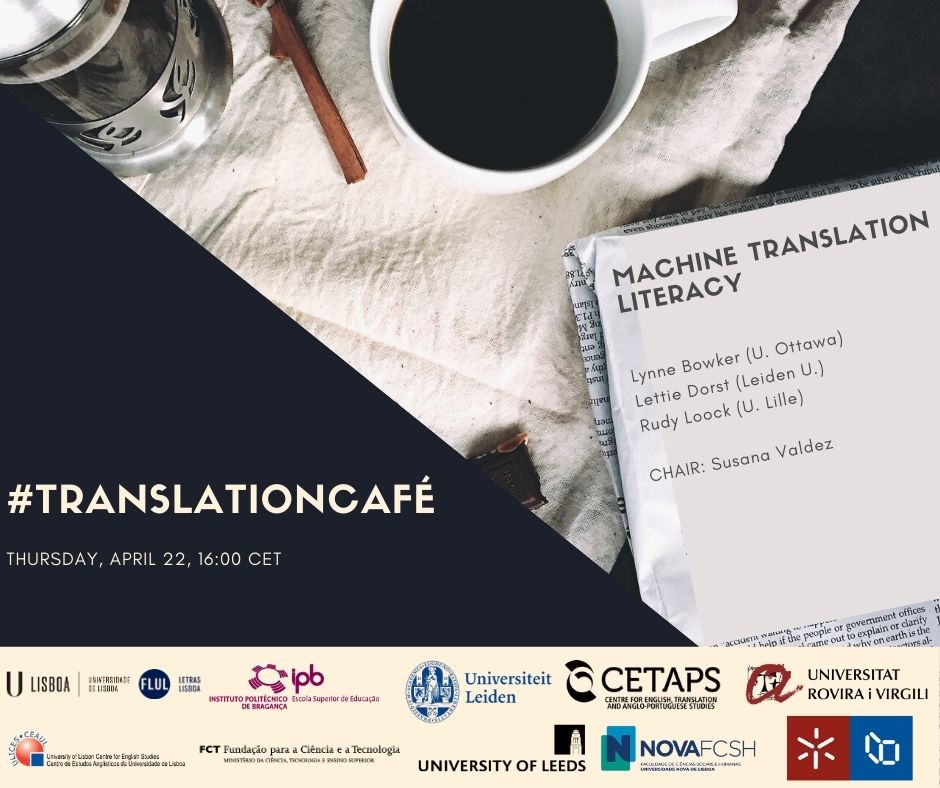 LetsTalkXl8's tweet photo. Session 2 of #TranslationCafé all set up!
@SusanaValdez will chair the discussion on Machine Translation Literacy with @bowkerl @agdorst and @RudyLoock
 
Detail info here: https://t.co/8a7umdl1jA 
Remember you can answer this post with questions for the participants! https://t.co/wk1WVrV3Am