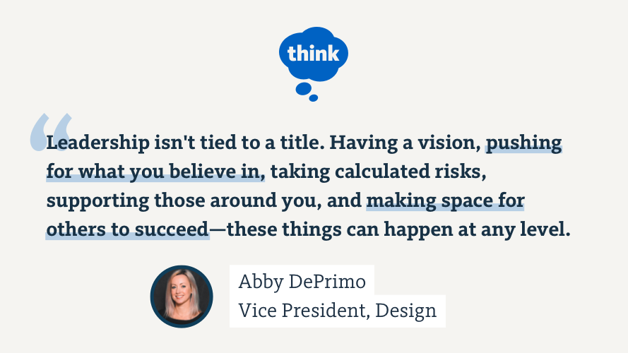 thinkcompany's tweet photo. To celebrate #WomensHistoryMonth, we asked the women of Think Company what it means to them to be a woman in the design and technology industry. @abbydeprimo also recommends checking out @wmnmedia's podcast, Encyclopedia Womannica for a daily 5-min episode about women in history. https://t.co/7OdhAJRkLj