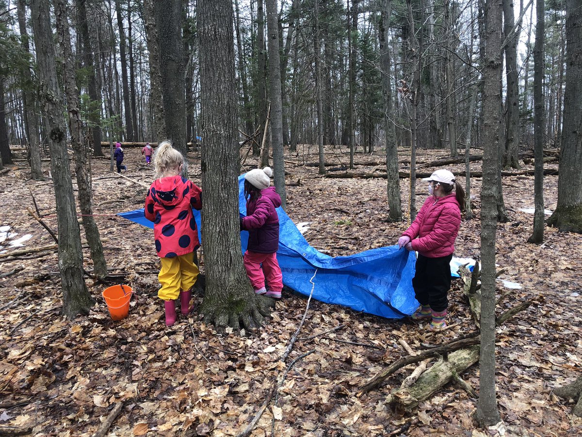 VanZeelandPower's tweet photo. Forest school play is very productive! https://t.co/jNsEmsotlU