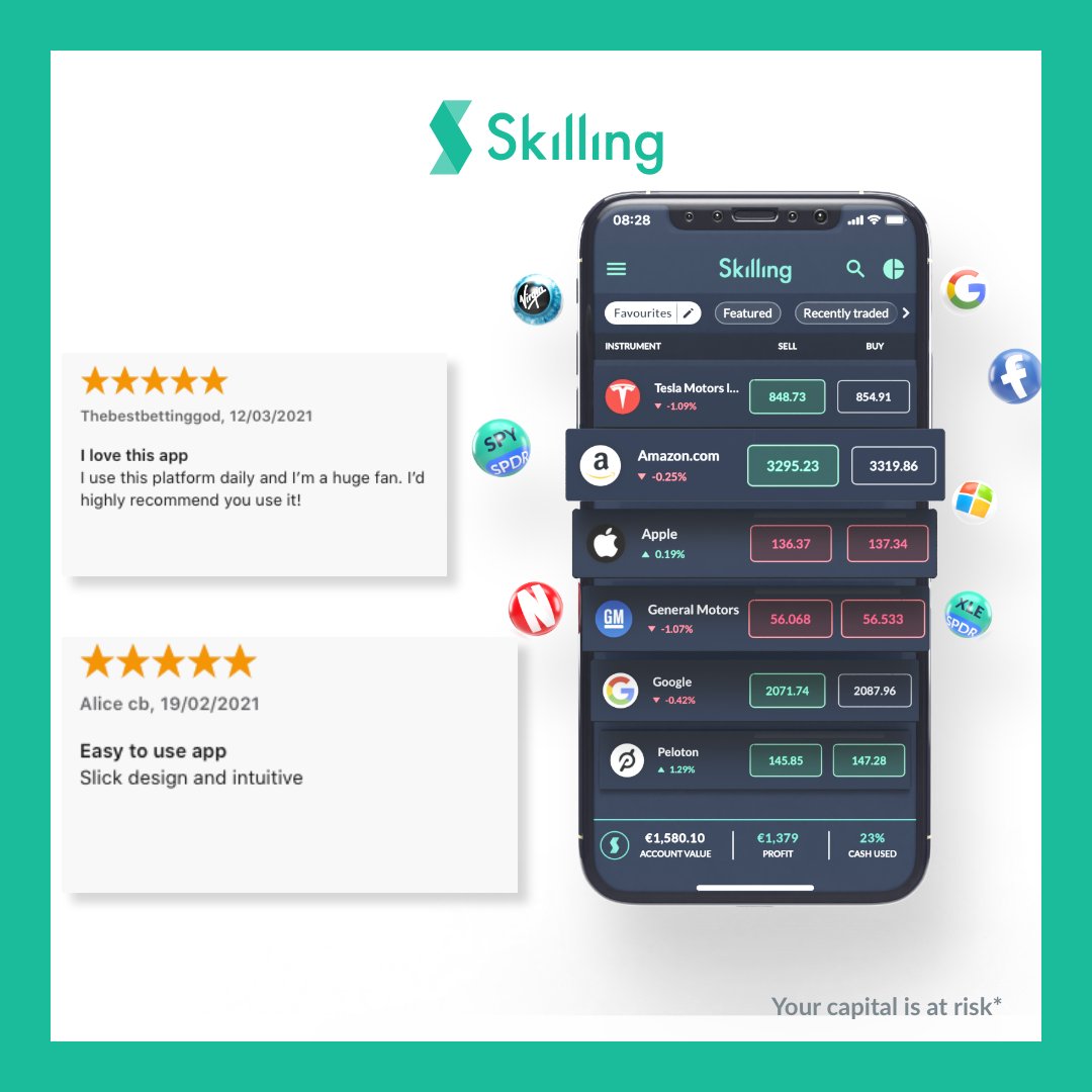 SkillingTrading's tweet photo. We love to hear your thoughts on our platform! Ready to start trading? Join Skilling! https://t.co/MLlrfmPhv3