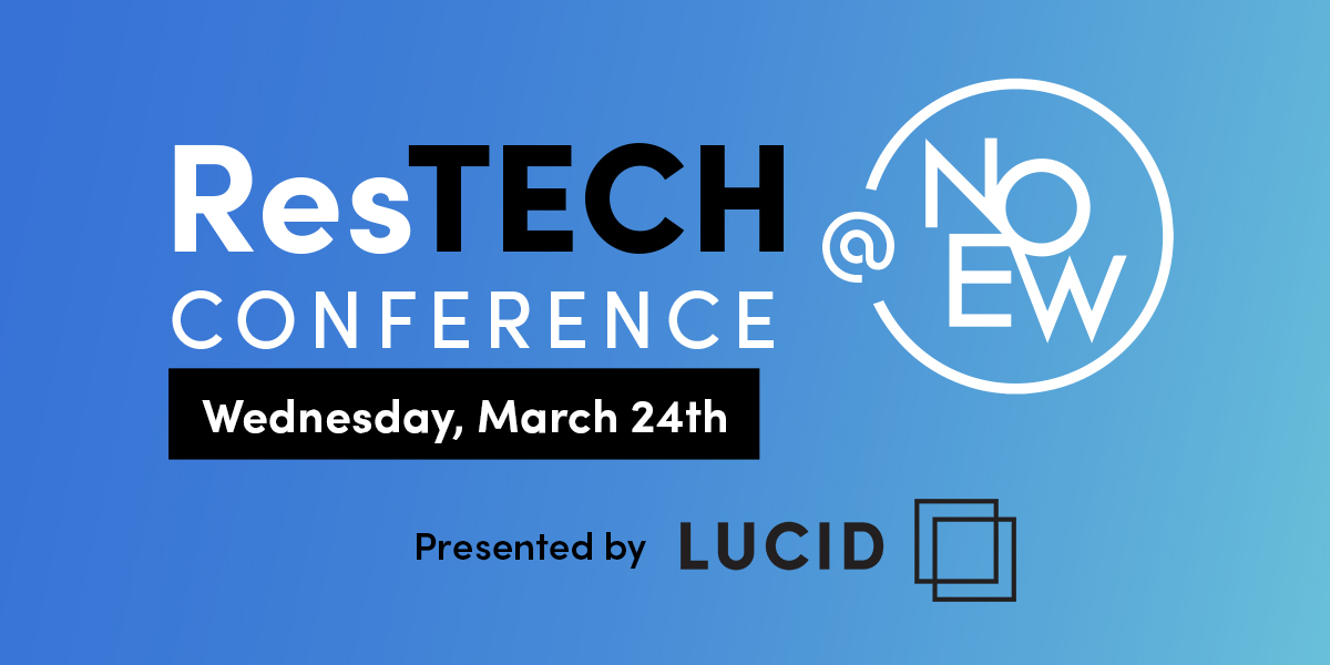 lucid_hq's tweet photo. We are LIVE! Tune in to watch our virtual #ResTechConference now using your registration to login to our broadcast portal: https://t.co/m6PRtAjb6q https://t.co/pX15cr1FFS