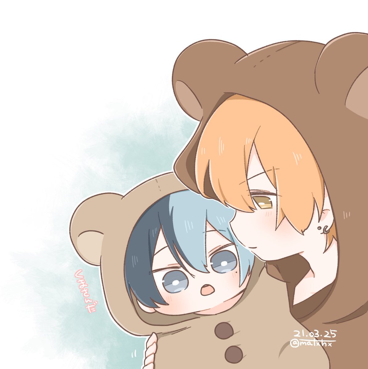 「ちびとや🧸(彰冬) 」|まっす🍼のイラスト