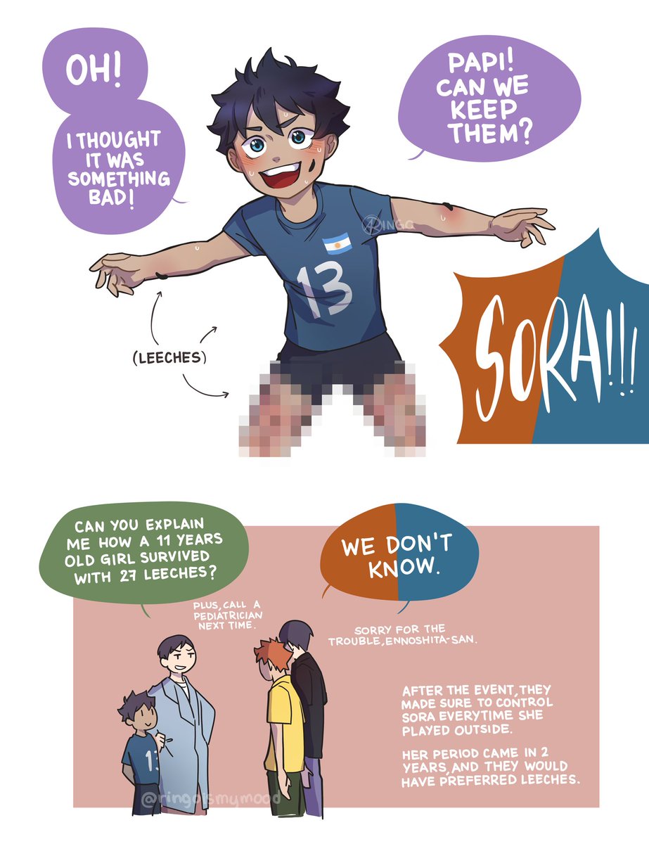 How would kagehina react to Sora's first period?
#kagehina #haikyuu 