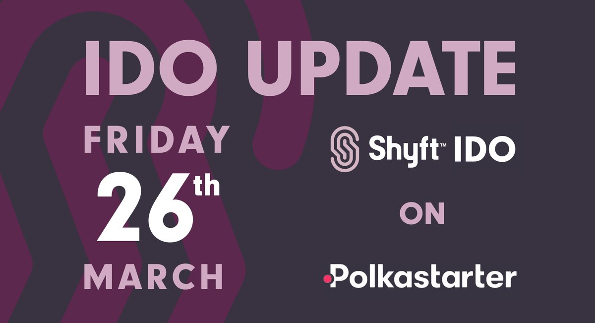 shyftnetwork's tweet image. 🔮An update for our incredible community ⬇️ We thank you for your continued support, looking forward to an epic launch on March 26th, @ 3PMUTC 🚀 $SHFT
shyftnetwork.medium.com/shyft-network-…
