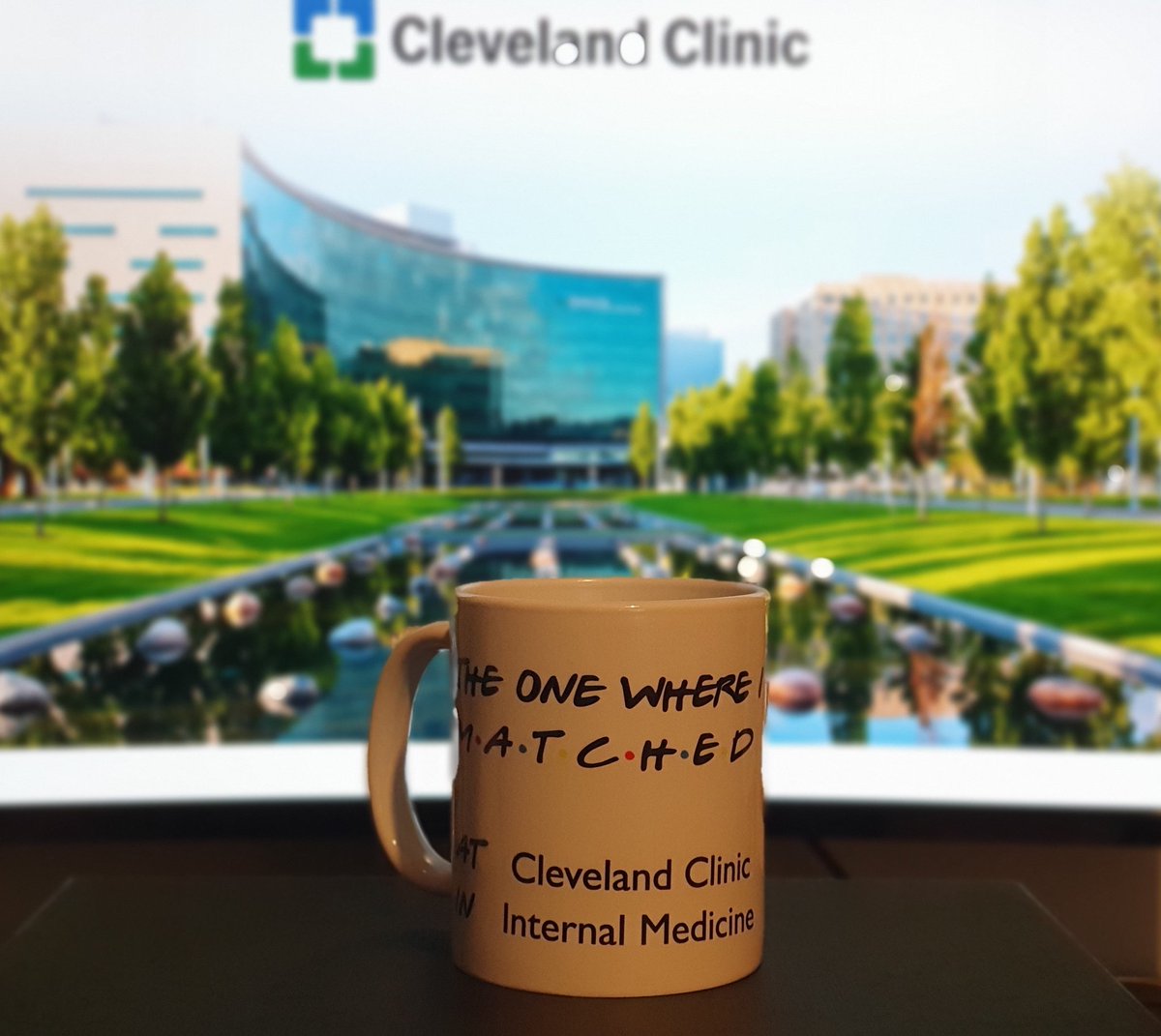 The ONE WHERE I M.A.T.C.H.E.D at Cleveland Clinic - Internal Medicine. A dream come true. @ClevelandClinic
