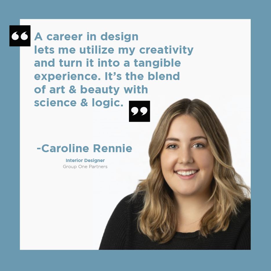 Group1Partners's tweet image. Caroline turned her creativity into a career as a member of our interior design team. #ourteam #interiordesign #architecture #group1partners