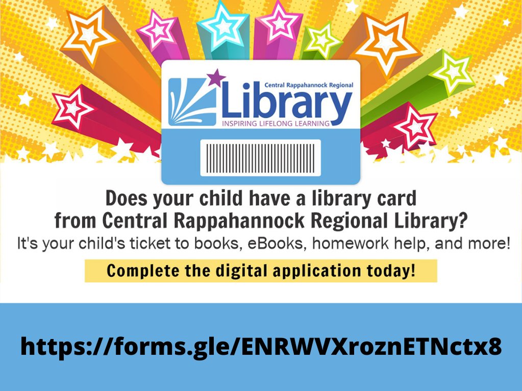 smith_station's tweet photo. Families are encouraged to sign students up for a library card.  Once the form is complete, new library cards will be mailed directly to students at their home address. Use this form to sign up https://t.co/hYg9qlxSTC https://t.co/8YTVnEOb98