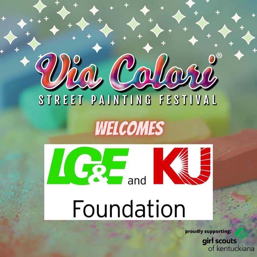 We are so excited to welcome the LG&amp;E and KU foundation to the Via Colori family! 

Give them some love for helping us make the magic happen 🤩