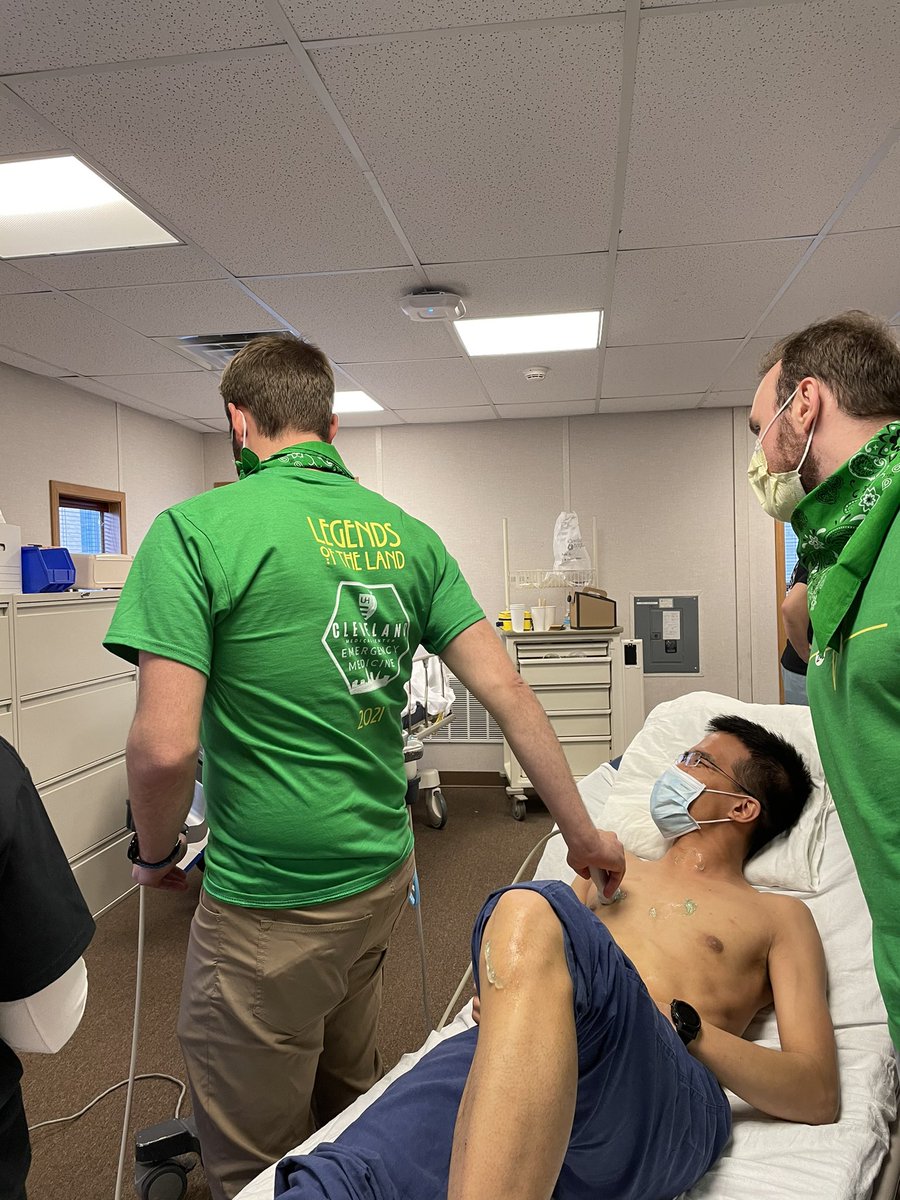 UHCMC_ED's tweet photo. #POCUS-ing backward, with oven mitts, drunk goggles, dizzy bats, and without opposable thumbs. Never a dull moment in #Believeland! #EMconf #Simolympics #LoTL #howwellcanyoupocus https://t.co/7utJputHHu