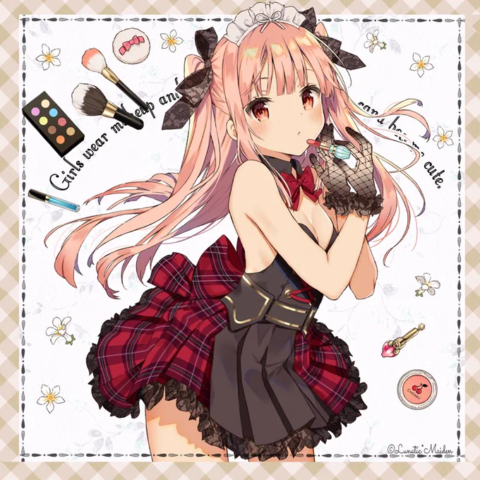 #見た人も無言でピンク髪美少女貼れ 