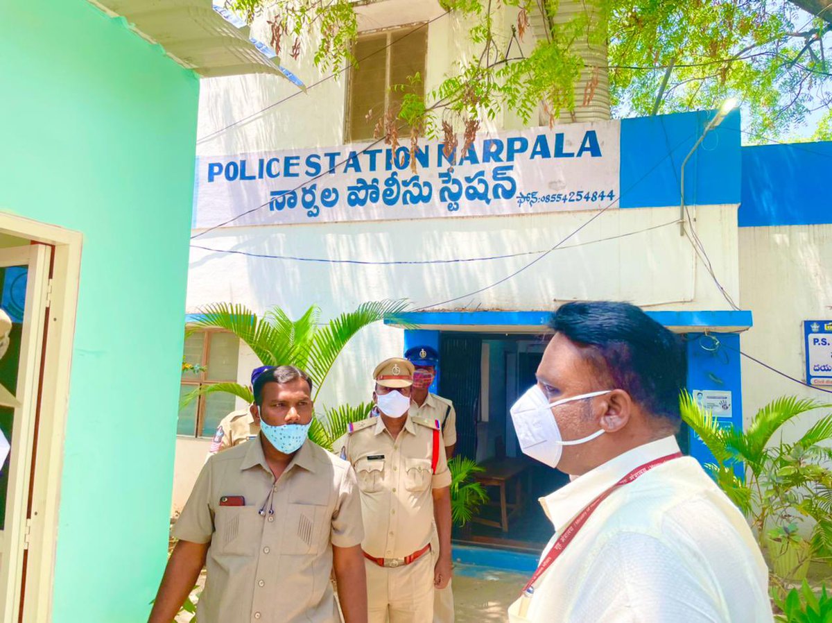 DrRGAnandIND's tweet image. #FieldObservation at Narpala village Police Station.Had a Discussion with Child Friendly Police Officials. (2/2)