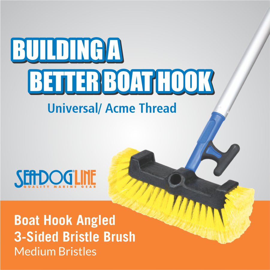 haimescoleman's tweet image. Sea-Dog® Boat Hooks stays afloat for up to 5 minutes!
Features threaded end attachment, 4-point hook attachment coated in rubber, comfort grip handle &amp;amp; highly visible bright orange tip attachment easy removed to connect any accessories #seadog #cleanboat
