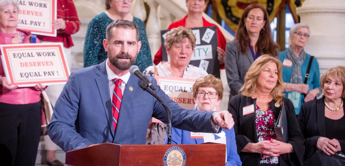 BrianSimsPA's tweet photo. EQUAL PAY: Imagine working and achieving success at a job you’ve held for years, only to learn a colleague in the same position has been paid a much higher wage. When two people work hard to perform the same duties, such wage inequity is unjust and inexcusable. 1/7 https://t.co/VIeCVDDhtf
