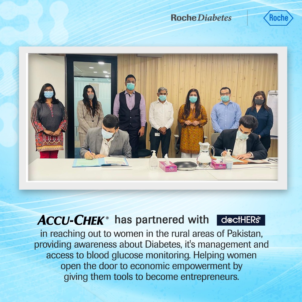 AccuChek_Pk's tweet photo. Accu-Chek is proud to announce the partnership with @doctHERs to bring diabetes awareness in the remote areas of Pakistan while empowering women to help them become independent and play their role in the fight against diabetes.
#AccuChek #AccuChekGuide #mySugrApp #diabetes https://t.co/zi7x9k7QWE