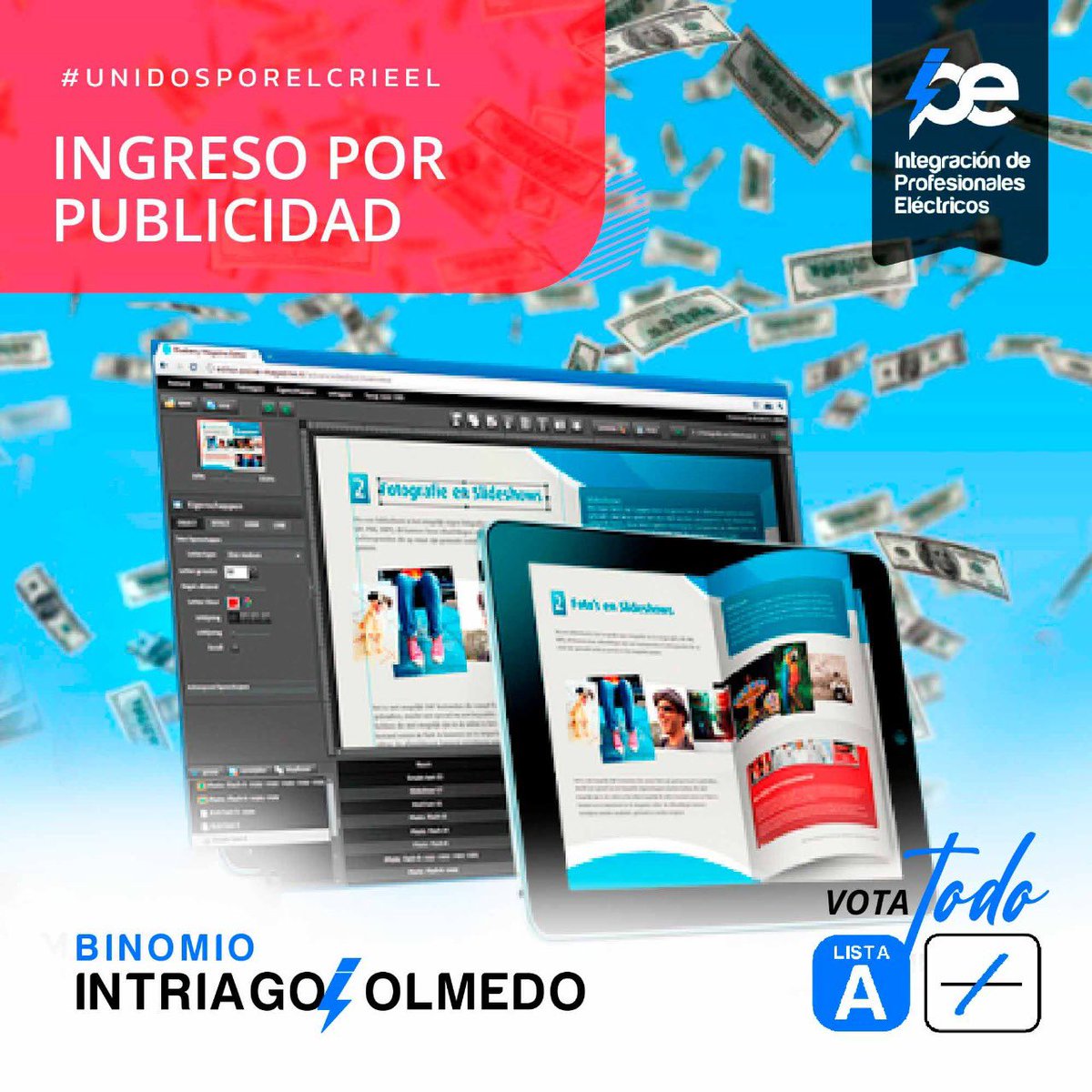 ipe2021's tweet photo. #Propuestas | El Ingreso por Publicidad en nuestro sitio web nos permitirá generar ingresos a nuestra escuela así como se convertirá en una herramienta vital para el #Crieel

#UnidosPorElCrieel https://t.co/D3IyXacjY6