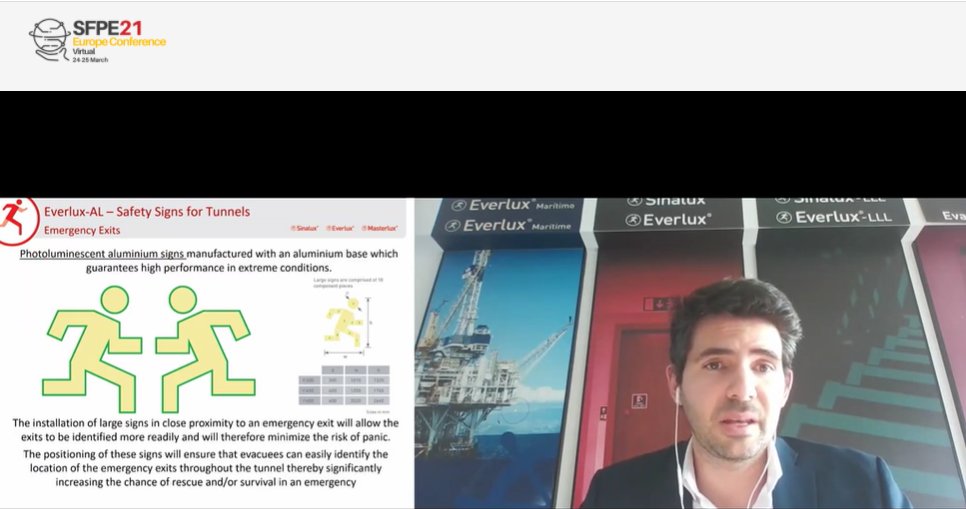 SFPE_Portugal's tweet photo. Ficamos felizes por ver uma empresa portuguesa, a #Sinalux / #Everlux, a patrocinar a conferência #SFPEEuro21, o maior evento europeu na área do projeto baseado no desempenho #PBD na área de #SCIE 👏👏👏 Mais empresas deveriam seguir o exemplo e mostrar lá fora o que cá se faz 🇵🇹 https://t.co/yGn1njiK9g