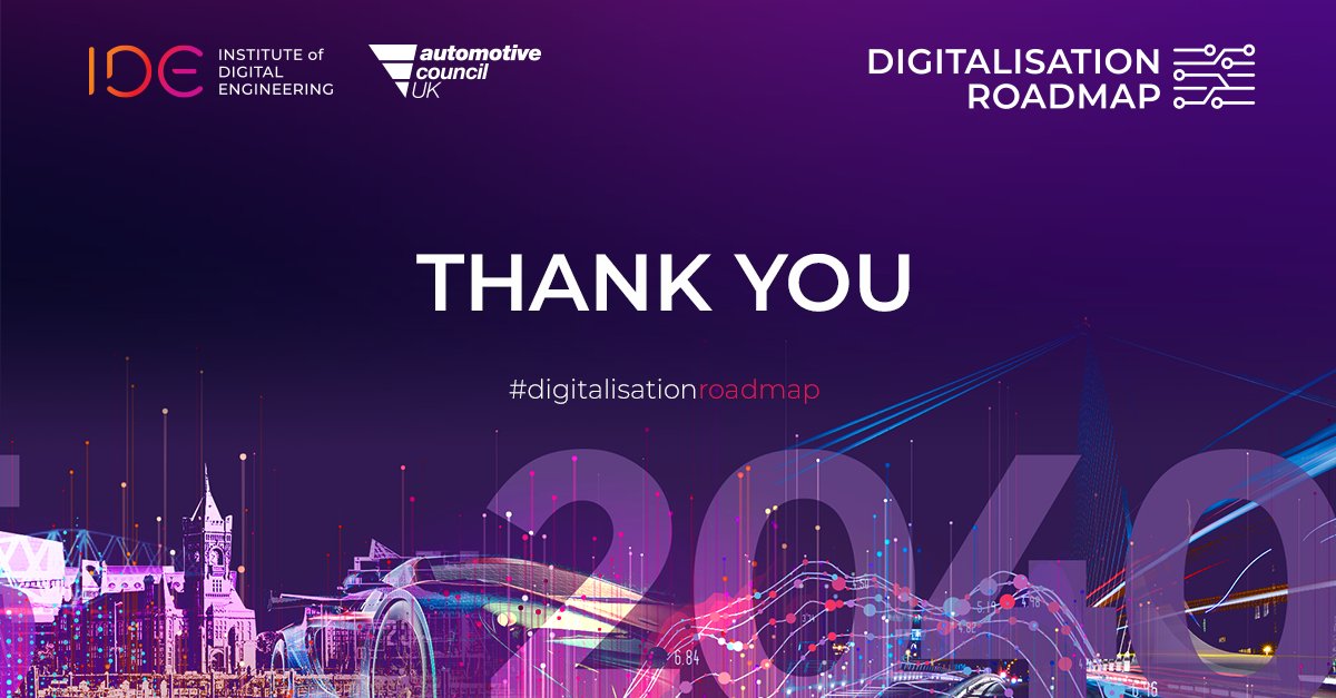 IDE__UK's tweet photo. That's a wrap! Thank you to the 230+ attendees who joined the #DigitalisationRoadmap launch today.
We would also like to thank all our panellists for the great discussion, and of course our host @MrRobBell.
Download your copy of the report here⬇
https://t.co/WGlzY0SzHx https://t.co/22ac5lOXNW