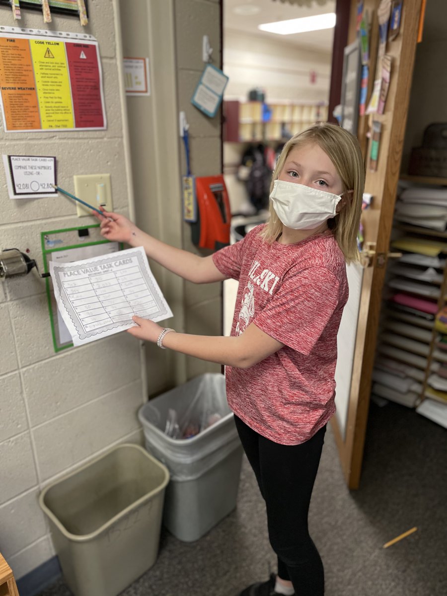 DiemelCrew's tweet photo. Just working on some #RaiderStrong place value task cards... https://t.co/n1HV5mexUd