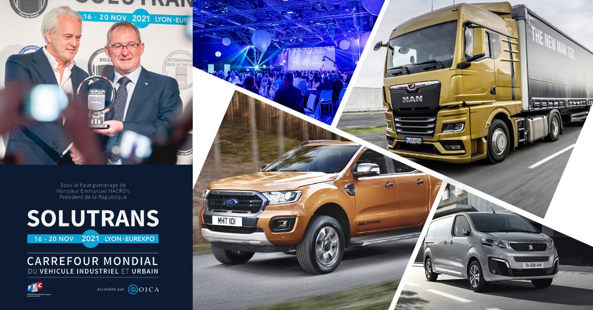 FFCCarrosserie's tweet photo. Le Truck Of The Year de nouveau à @SOLUTRANS pour la quatrième édition consécutive qui aura lieu du 16 au 20 novembre 2021 à Eurexpo à Lyon!🎉
#SOLUTRANS #TRANSPORTS #MOBILITÉ #AUTOMOBILE #LOGISTIQUE #TRANSITIONENERGITIQUE https://t.co/3c7V7qsR0r