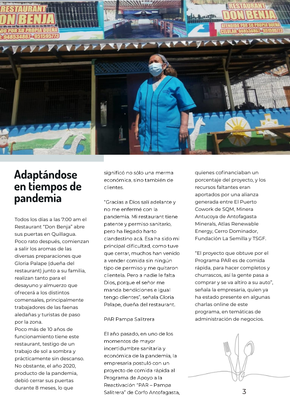 PuertoCowork's tweet photo. Restaurant “Don Benja” de #Quillagua: adaptándose en tiempos de pandemia ⬇️🍵🍔

#emprendedores #pymes @CorfoAntofa @fundlasemilla @aminerals @CerroDominador https://t.co/CTEqwhBnmJ