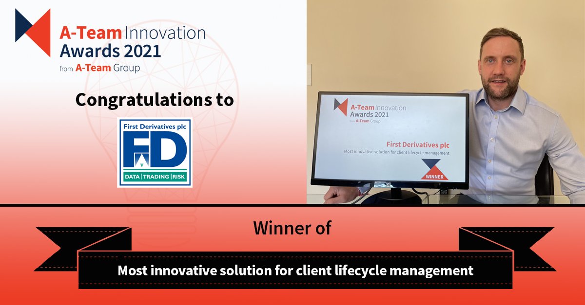 ATeamInsight's tweet image. Congratulations to @FDplc winner of the 2021 A-Team Innovation Award for Most innovative solution for client lifecycle management!

ow.ly/SHMt50E6pJB

#ATeamInnovation #CLM #clientlifecyclemanagement #innovation