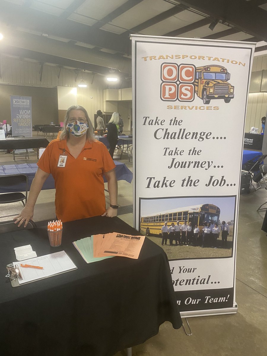 Transportation has joined us at the fair.  They are looking to hire Bus Drivers today.  Stop by and see us today <a href="/CFECorg/">Central Florida Employment Connections CFEC</a> job fair. <a href="/OCPSJobs/">OCPS Jobs</a>