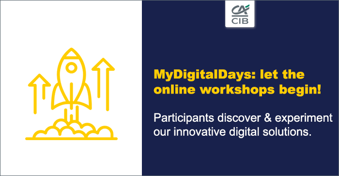 CA_CIB's tweet photo. #MyDigitalDays | Our workshops begin! Let's experiment the training of a #MachineLearning model, the #agile methodology and lead a 2.0 investigation on a #data issue! https://t.co/9BMdUdm7g1