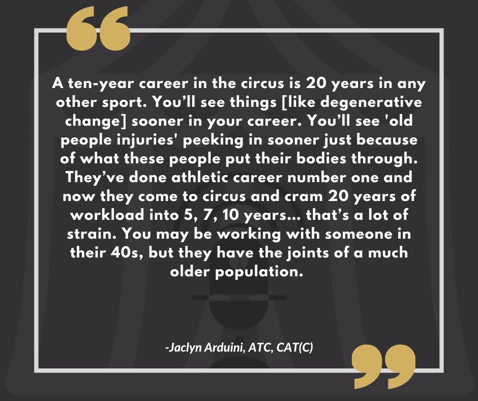 PmedPodcast's tweet photo. Mic drop? Mic Drop. This is such an accurate take on the demand and load required of Circus artists. They handle it beautifully - but how do we handle it in PMED? Find out in the Extend the Scope episode! 

#StreamingNow #LinkinBio https://t.co/9ncu5nn8sK