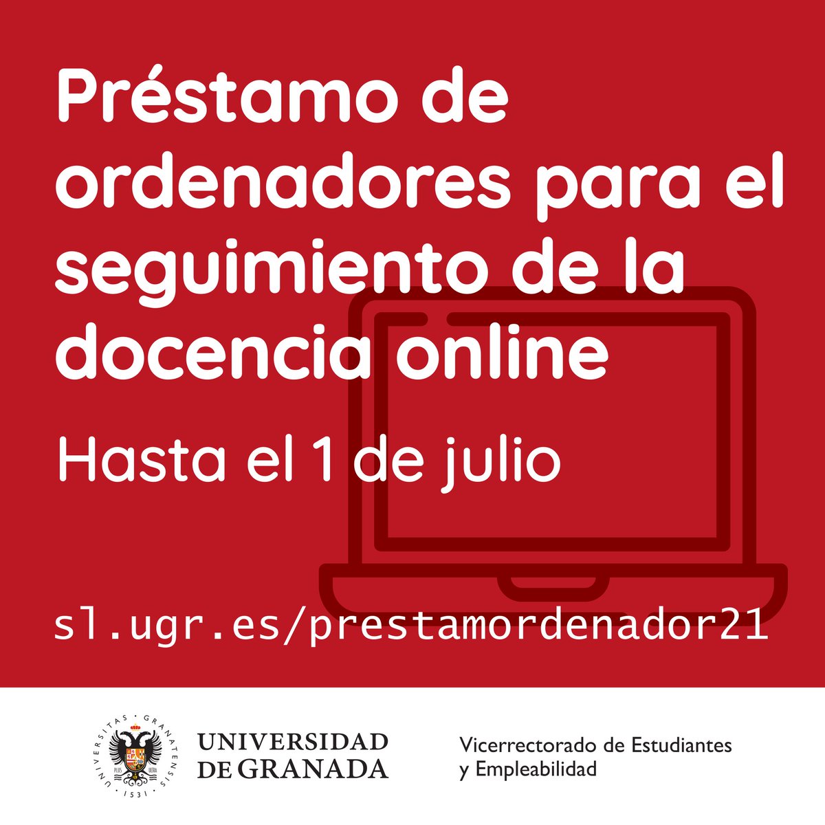 VeUGR's tweet photo. 🎓 @CanalUGR pone a disposición de sus estudiantes en riesgo de brecha digital 200 ordenadores 💻 y para paliar el déficit de acceso a medios tecnológicos que le impidan hacer seguimiento de la docencia online.

ℹ️ + info: https://t.co/HbrMmxeU42 https://t.co/uKXfldGhrc