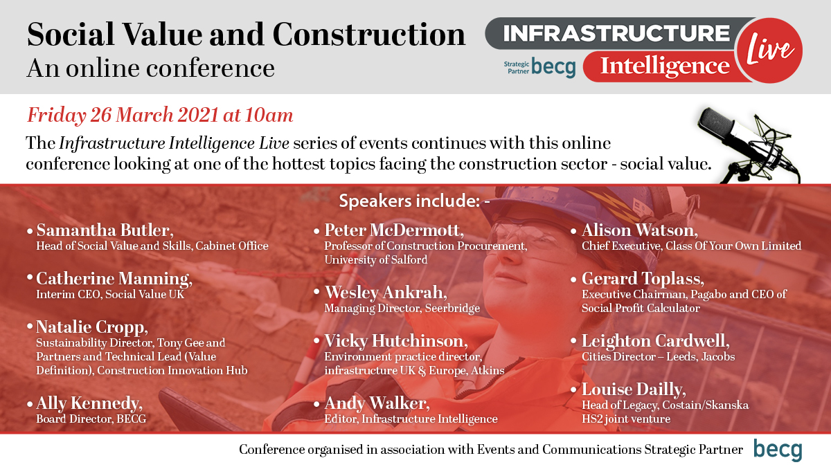Cavendish (@cavconsult) on Twitter photo What's next for social value in #construction and #infrastructure? Join us this Friday at <a href="/infra_intel/">Infrastructure Intelligence</a>'s Social Value Conference where our Board Director, Ally Kennedy, will be joining the expert speakers.
Register for free here: hubs.ly/H0JPYD00
#BECGconversation What's next for social value in #construction and #infrastructure? Join us this Friday at <a href="/infra_intel/">Infrastructure Intelligence</a>'s Social Value Conference where our Board Director, Ally Kennedy, will be joining the expert speakers.
Register for free here: hubs.ly/H0JPYD00
#BECGconversation
