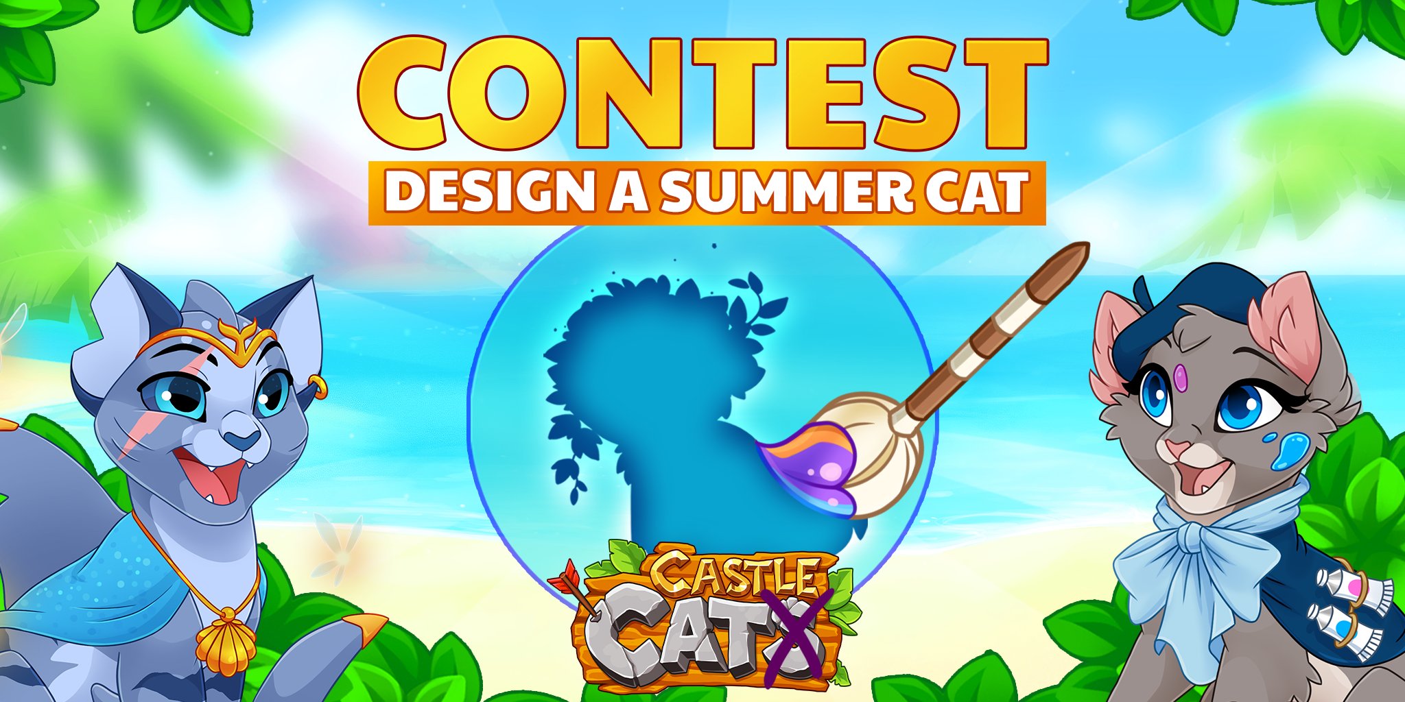 Castle Cats on Twitter "📣 DESIGN A CASTLE CAT CONTEST 7th edition! 🌴