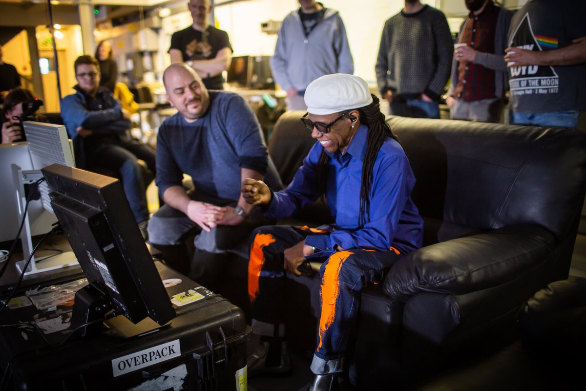 SODAmcr's tweet photo. IN THE ROOM WITH NILE ROGERS💥

We're extremely proud to be involved in this amazing project!🎉

@foreverproject have created the world’s first voice-interactive portrait, allowing you to chat with music legend @nilerodgers🎸

Find out more and Freak out - https://t.co/9hrzrYxpXY https://t.co/wiFd1KSXyT