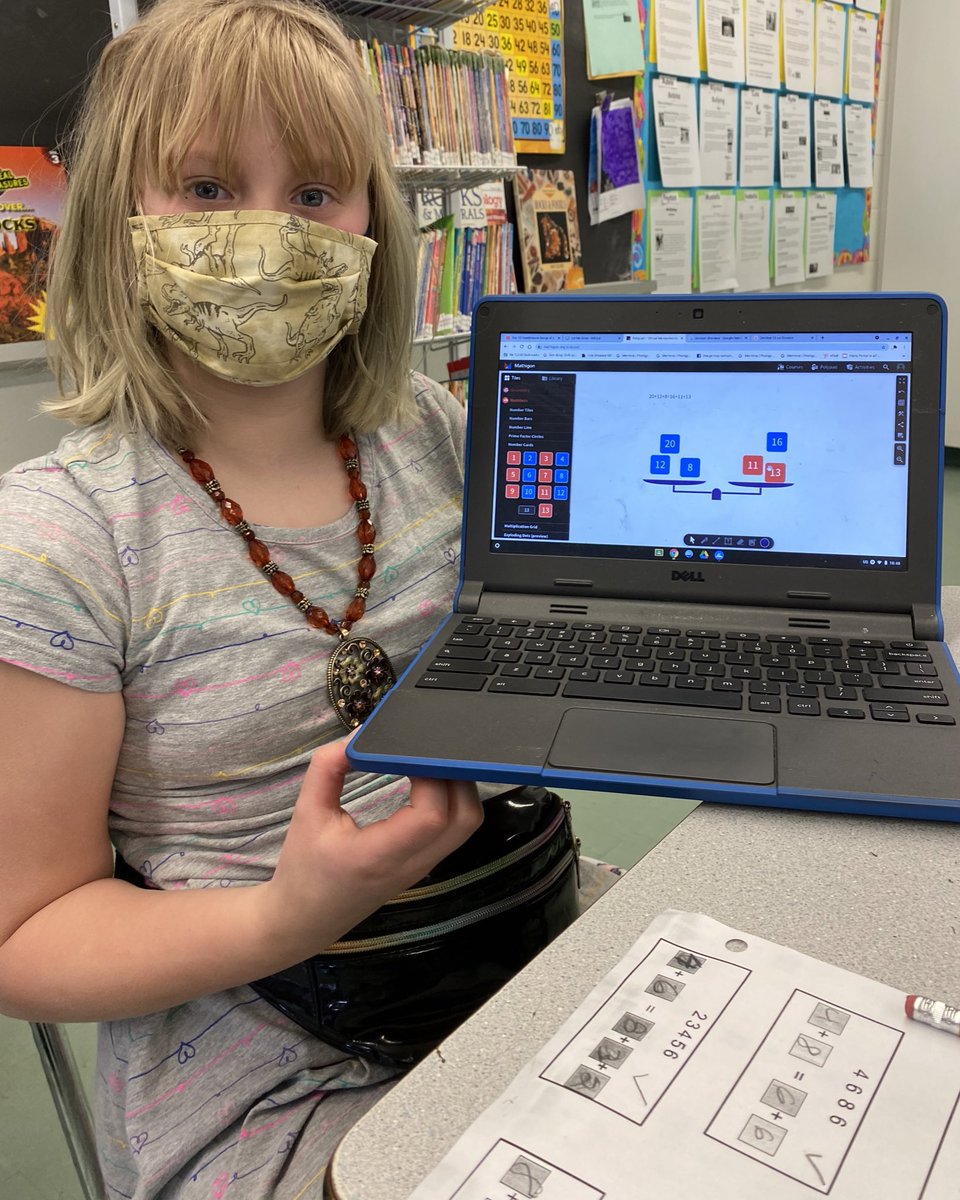 janjanrhude's tweet image. Grade 4s rocked their Algebra equation problem using @MathigonOrg today!  #tldsblearns #tldsbmath