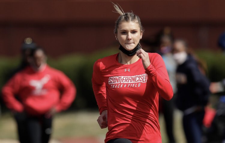 Congrats to our standout performers from this past weekend!
Track athlete of the meet: Mylan Crews
Rookie of the meet: Maria Ferraro
Field athlete of the meet: Madeline Murphy