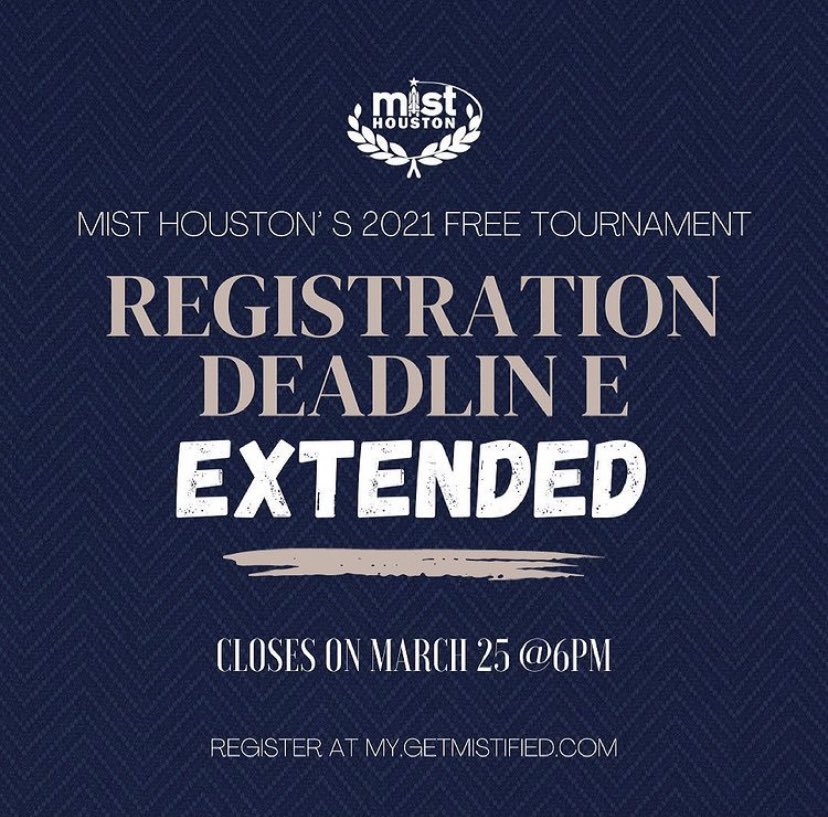 Are you registered? Deadline EXTENDED until March 25th!