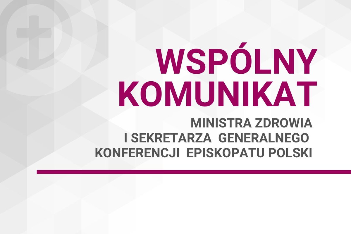 EpiskopatNews's tweet photo. Wspólny komunikat ministra zdrowia dr. Adama Niedzielskiego i sekretarza generalnego Konferencji Episkopatu Polski biskupa Artura Mizińskiego po spotkaniu, które odbyło się 24 marca b.r. w Warszawie:
https://t.co/or4XWY7qfe https://t.co/m4BTbKCJkd