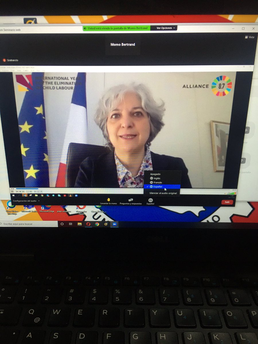 ampatyher's tweet photo. #EndChildLabour2021 inicia Webinar Briefing stakeholders on the 2021 #Actionpledge con sr @ThomasWissing1 @ilo los niños y niñas deben de Estudiar no Trabajar #solidaridadYCompromisoCetemista #UnidadYTrabajo #SomosCTM #XlasYlosTrabajadores @FerSalgadoCTM @OITMexico @OITAmericas https://t.co/0ZF9VSUnNA